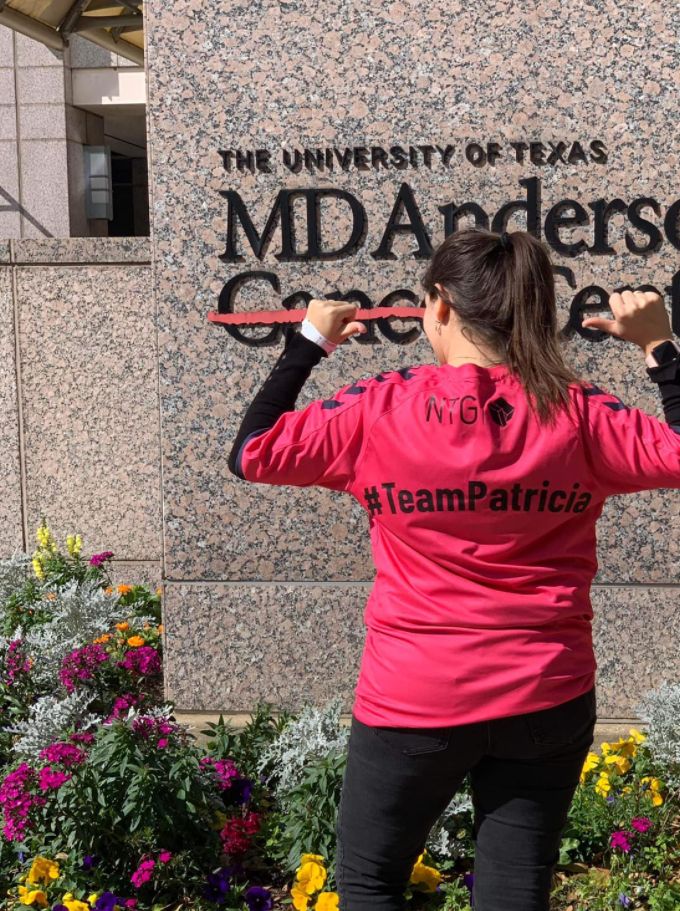 Patricia på MD.Anderson, Texas, USA. 